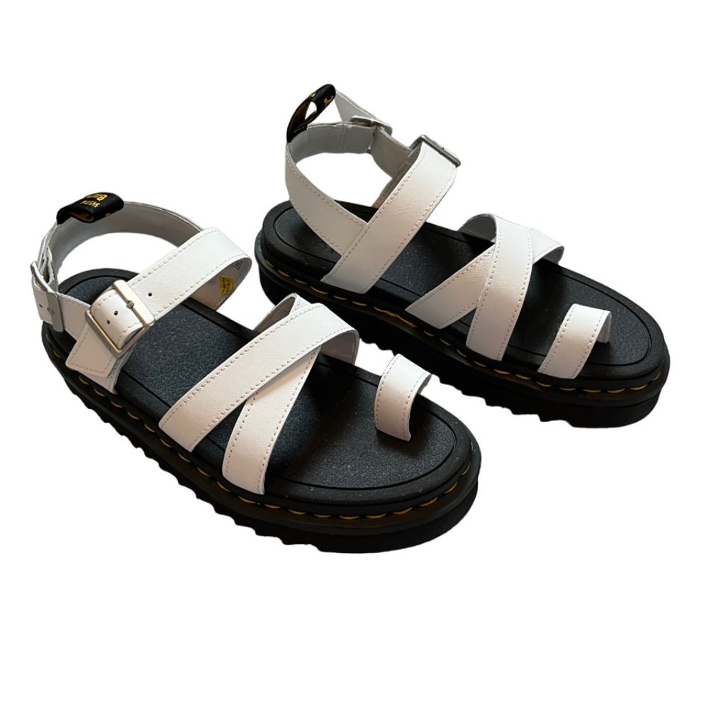 DR. MARTENS Women's Avery Hydro Toe Loop Platform Sandals